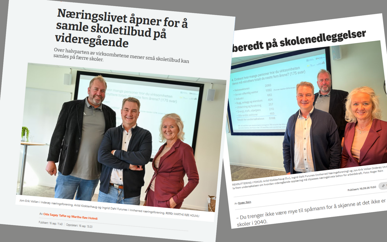 Felles høringssvar fra næringslivet i regionen