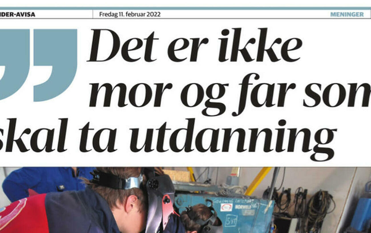 Les kronikken og meld deg på debatten