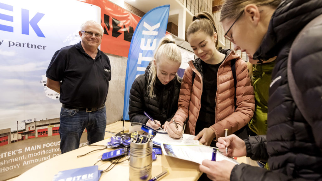 IVRIGE ELEVER: Fra fjorårets Møteplassen under Industriens Dag.